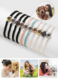 Those We Love Don't Go Away Dog Cat - Gift for dog lovers, who lost dog, who lost cat - Personalized Projection Bracelet