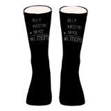 #1 Dad - Gift for dad, grandma, grandpa, mom, uncle, aunt - Personalized Socks
