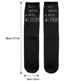 #1 Dad - Gift for dad, grandma, grandpa, mom, uncle, aunt - Personalized Socks