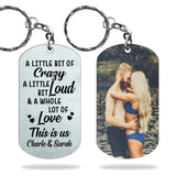 I'm Yours - Couple gift for husband, boyfriend, wife, girlfriend - Personalized Stainless Steel Keychain