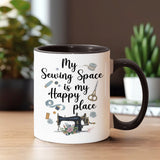 My Sewing Space - Personalized Sewing Accent Mug