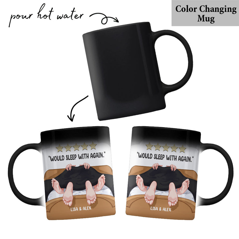 Would Sleep With Again - Personalized Couple Mug