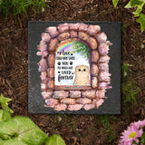 No Longer By My Side - Personalized Dog Square Shaped Stone