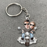 I'll Always - Biker gift for husband, wife, boyfriend, girlfriend - Personalized Keychain