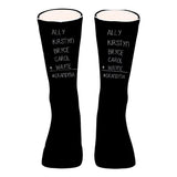 #1 Dad - Gift for dad, grandma, grandpa, mom, uncle, aunt - Personalized Socks