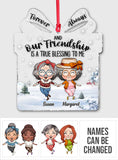 Together And Always - Gift for friend - Personalized Transparent Ornament
