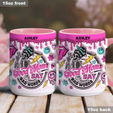 Good Moms Says Bad Words - Personalized Mother Accent Mug