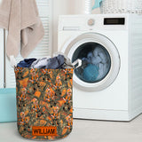 Photo Inserted Hunter - Personalized Hunting Storage Basket