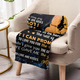 To My Daughter - Personalized Daughter Blanket