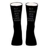 #1 Dad - Gift for dad, grandma, grandpa, mom, uncle, aunt - Personalized Socks