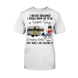 Camping Lady - Personalized Camping T-shirt & Hoodie