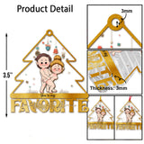 You're My Favevorite Thing To Do - Personalized Couple Ornament