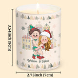 Christmas is Coming to Poundtown - gift for boyfriend, girlfriend, wife, husband - Personalized Candle With Wooden Lid