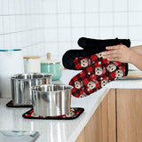 Custom Photo Pet Blanket - Gift for cat lovers, dog lover, cat lover - Personalized Oven Mitts & Pot Holder Set
