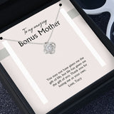 To My Amazing Bonus Mother - Personalized Step Mom Necklace