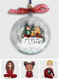 Family 2023 - Personalized Family Snow Globe Ornament