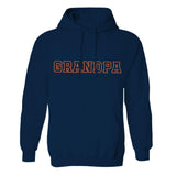 Custom Name - Personalized Grandpa Embroidered Hoodie