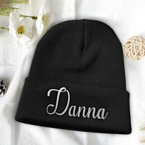Custom Name - Personalized Bestie Embroidered Beanie