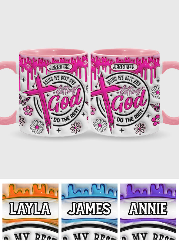 Je fais de mon mieux - Mug chrétien personnalisé