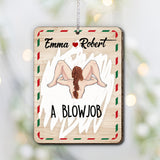 Scratch To Reveal - Personalized Couple Ornament