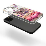Positive Affirmations Butterfly - Personalized Butterfly Clear Phone Case