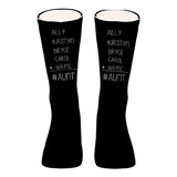 #1 Dad - Gift for dad, grandma, grandpa, mom, uncle, aunt - Personalized Socks