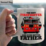 The Best Firefighter - Personalized Firefighter Mug