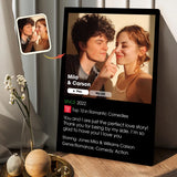 Our Romance Movie - Personalized Couple Canvas And Poster