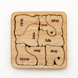 Cat Puzzle - Gift for cat lovers - Personalized Wooden Puzzle