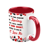 Lovely Couple - Personalized Couple Accent Mug