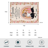 We Hope Everytime You Snuggle This Blanket - Gift for mom, grandma - Personalized Blanket