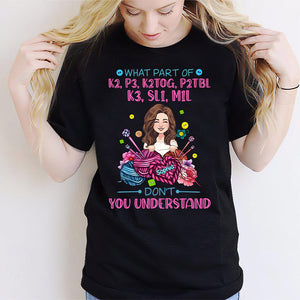 Don't You Understand - Personalized Knitting T-shirt And Hoodie