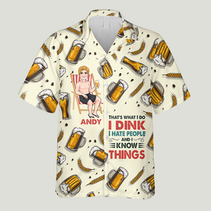 That's What I Do - Personalized Sea Lover Hawaiian Shirt