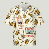 That's What I Do - Personalized Sea Lover Hawaiian Shirt