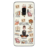 Just A Girl Who Loves Books - Personalized Book Phone Case