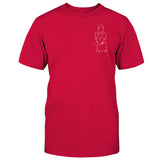 Custom Line Art - Personalized grandson Embroidered T-shirt
