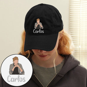 Custom 2D Photo - Personalized Uncle Embroidered Classic Cap