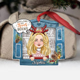 Just A Girl Who Loves Books - Personalized Book Ornament