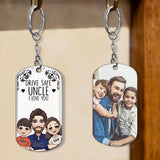 Drive Safe - Gift for grandpa, dad, uncle, brother - Personalized Stainless Steel Keychain