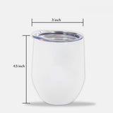 Check Ya Energy - Personalized Witch Wine Tumbler