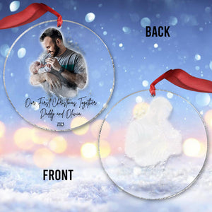 Our First Christmas Together - Personalized Father Ornament