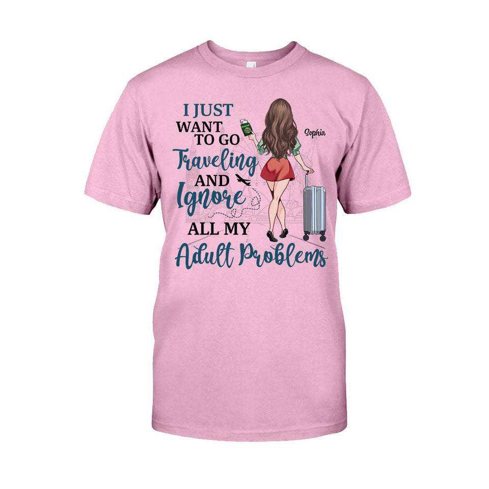 So The Adventure - Travelling gift for mom, daughter, granddaughter, wife, girlfriend, friend - Personalized T-shirt And Hoodie
