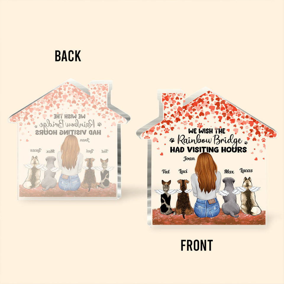 Forever In My Heart - Dog gift for who lose dog - Personalized Custom Shaped Acrylic Plaque