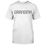 Custom Name - Personalized Grandma Embroidered T-shirt