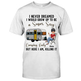 Camping Lady - Personalized Camping T-shirt & Hoodie