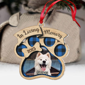 In Loving Memory - Personalized Dog Ornament