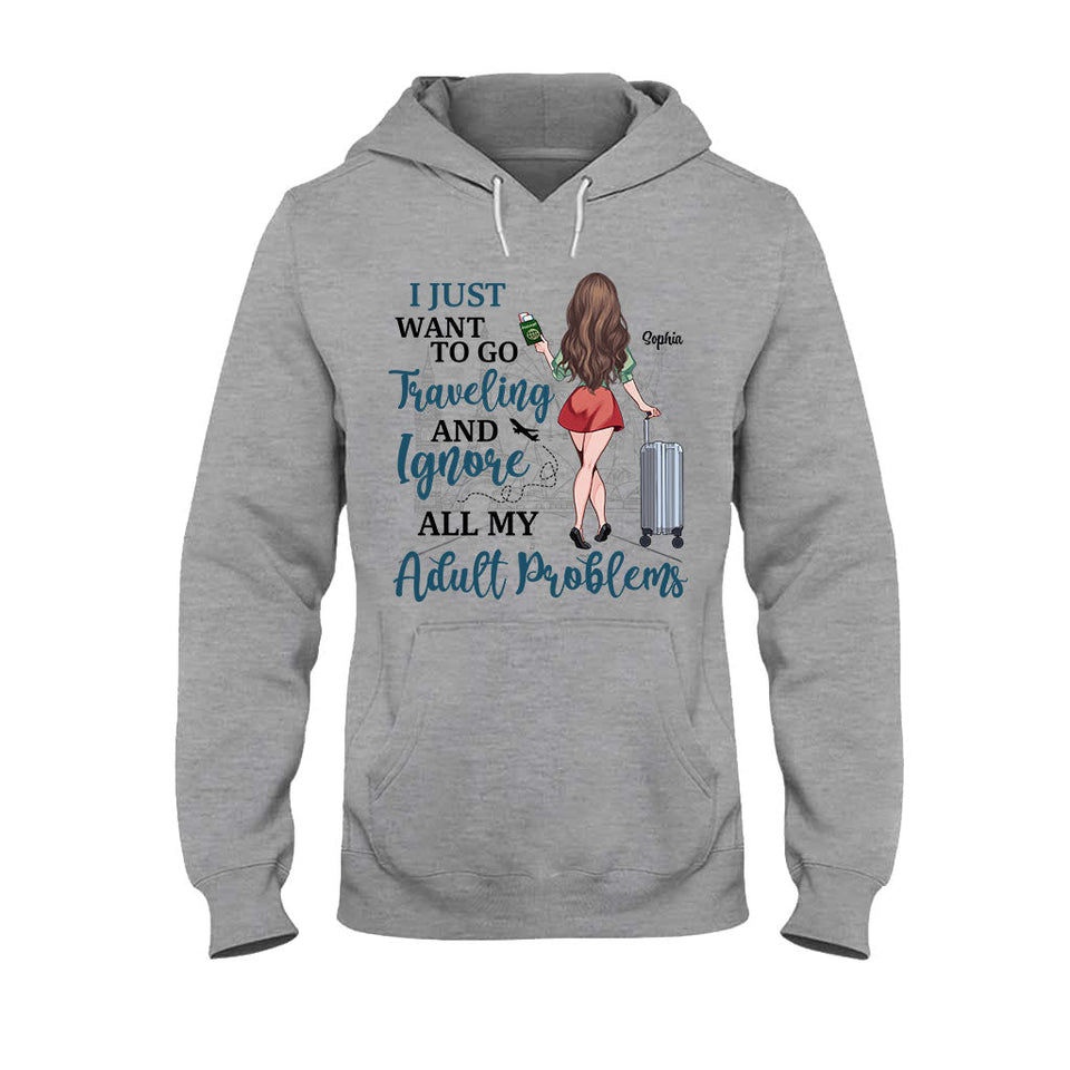 So The Adventure - Travelling gift for mom, daughter, granddaughter, wife, girlfriend, friend - Personalized T-shirt And Hoodie