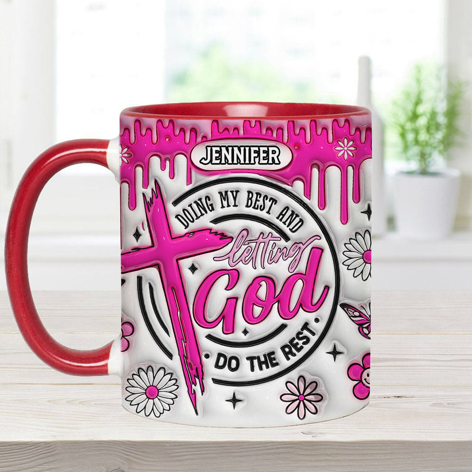 Je fais de mon mieux - Mug chrétien personnalisé