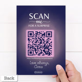 I Love You To The Moon & Back - Personalized QR Greeting Card