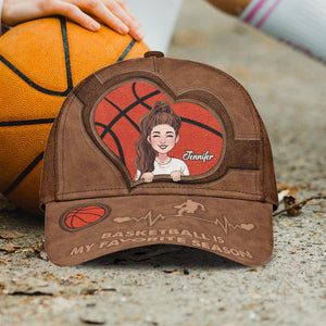 Basketball Is My Favorite Season - Personalized Basketball Classic Cap